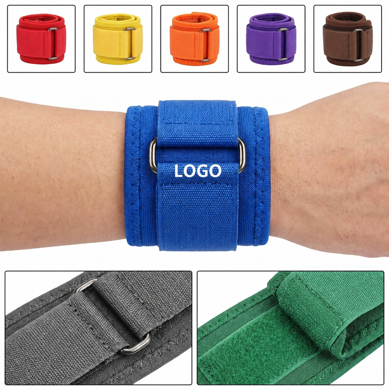 Adjustable Performance Wrist Wrap with Tension Loop
