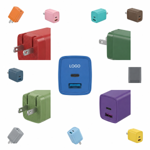 45W Dual-Port High-Speed Wall Charger with Foldable Prongs