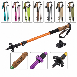 Adjustable Aluminum Trekking Pole with Synthetic Cork Grip